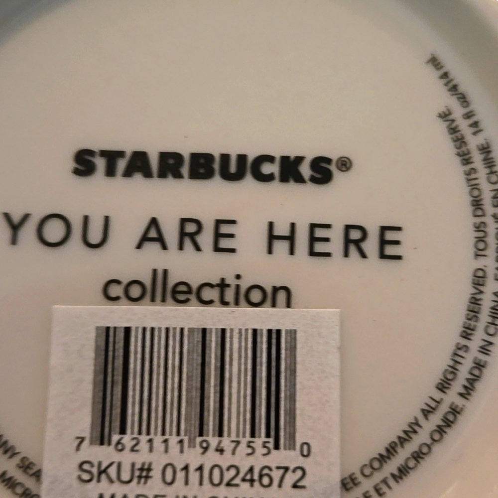 Starbucks You Are Here Colkection Memphis Blue and Purple Mug New In Box - Picture 8 of 8